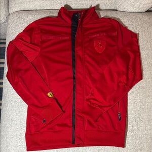 Red Ferrari Zip-Up Jacket